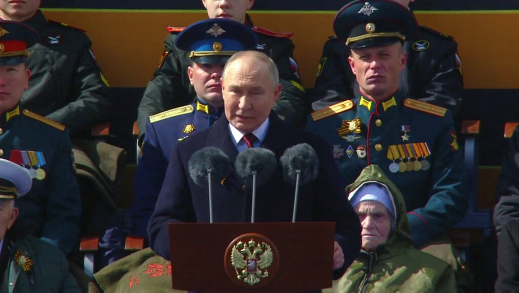 【プーチン】ロシアで対独戦勝記念日　プーチン氏「核部隊は即応体制」と強調